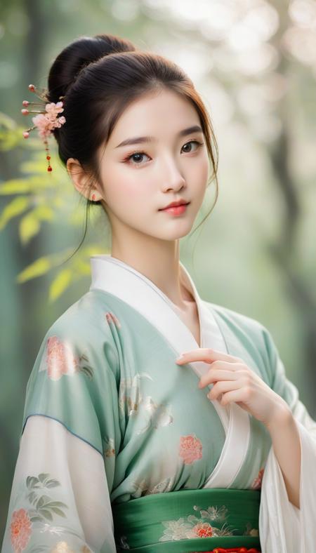 02805-3951017980-Traditional Chinese painting style,1girl,looking at viewer,bokeh,hanfu.png